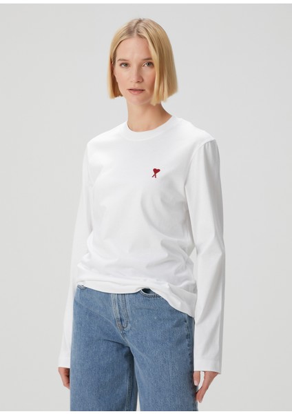 Beyaz Uzun Kol T-Shirt