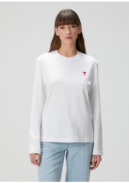 Beyaz Uzun Kol T-Shirt