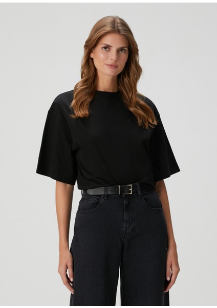 Craneo Amelie Oversized Siyah T-Shirt