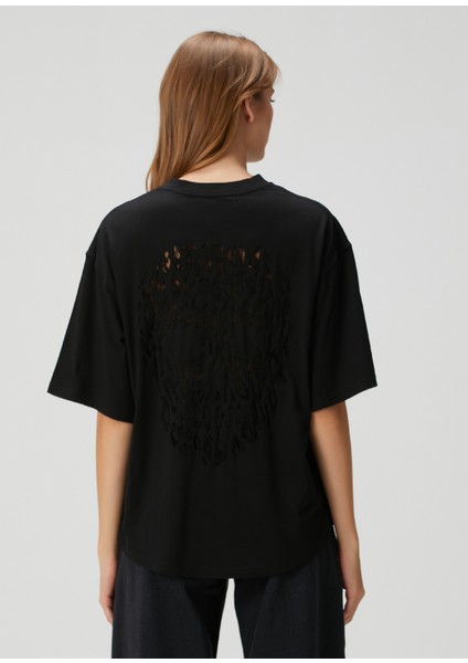 Craneo Amelie Oversized Siyah T-Shirt fırsatları