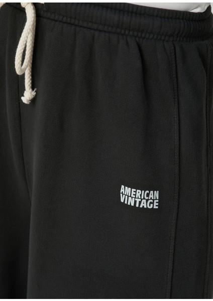 Antrasit Logo Baskılı Eşofman Altı indirimleri