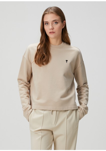 Bej Sweatshirt