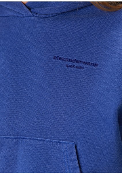 Mavi Kapüşonlu Sweatshirt indirimleri