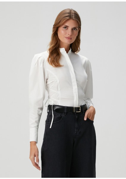 Evanna Beyaz Gömlek