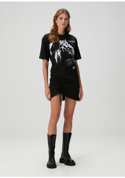 Ivana Naeina Siyah Mini Elbise