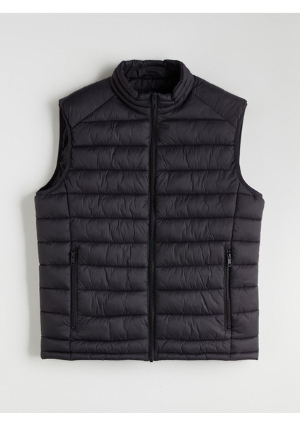 Yeni Sezon Standart Kalıp Dik Yaka Erkek Şişme Yelek