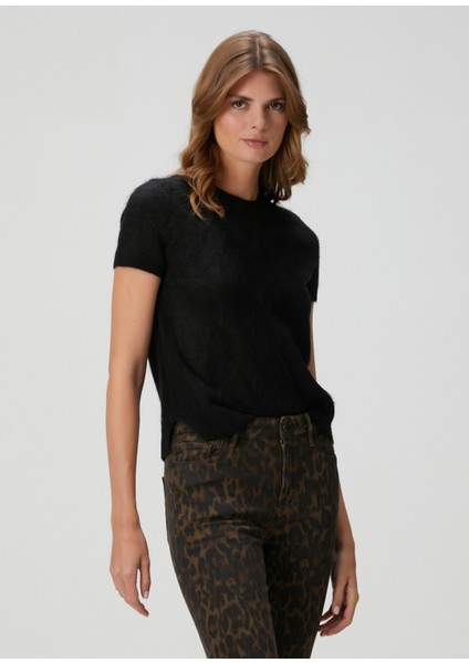 Rebel Siyah Kaşmir T-Shirt modelleri