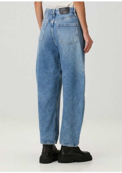 Carter Mavi Barrel Leg Jean Pantolon fırsatları