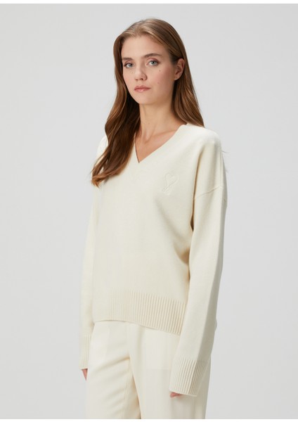 Ekru Yün Kazak modelleri