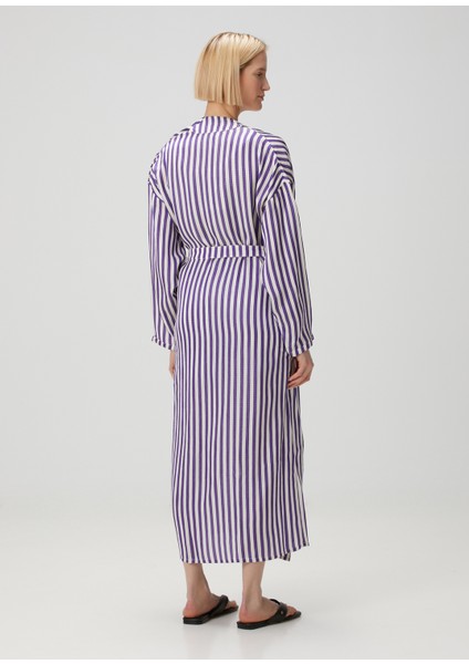 Çok Renkli Çizgi Desenli Kaban fırsatları