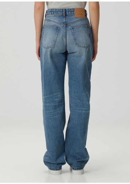 Large Fit Mavi Jean Pantolon fırsatları