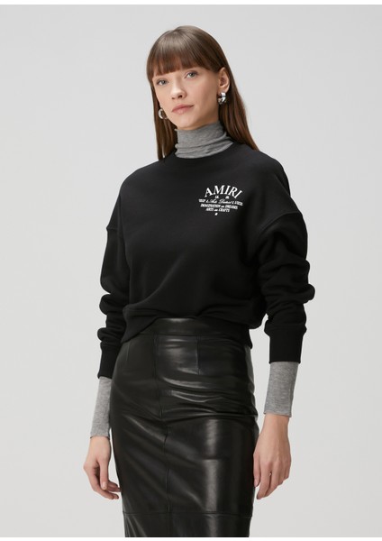 Arts District Siyah Sweatshirt