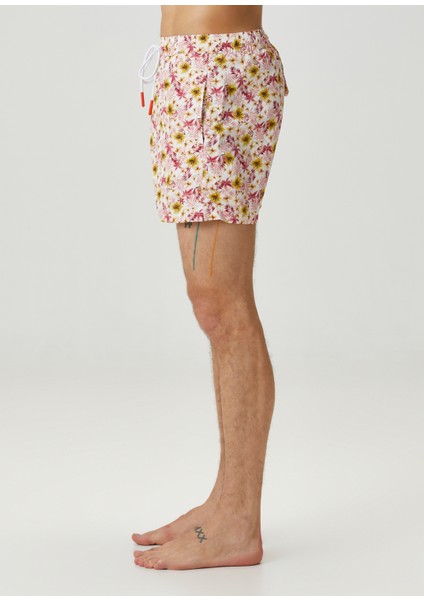 Kırmızı Çiçek Desenli Mayo modelleri