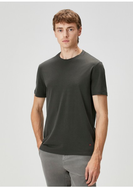 Çok Renkli Ipek T-Shirt
