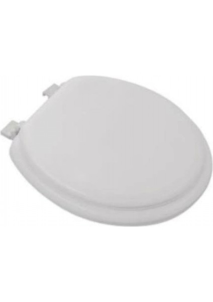 Lüks Beyaz Yumuşak Klozet Kapak Puf (4887)