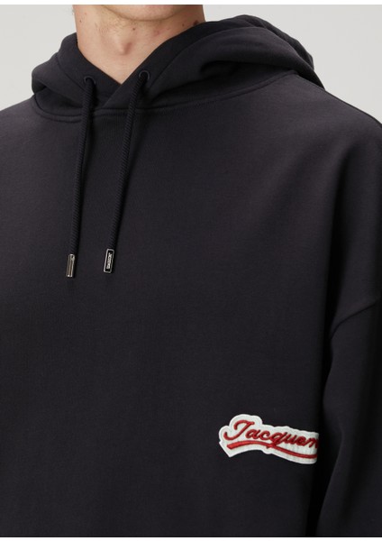 Gio Lacivert Kapüşonlu Sweatshirt indirimleri
