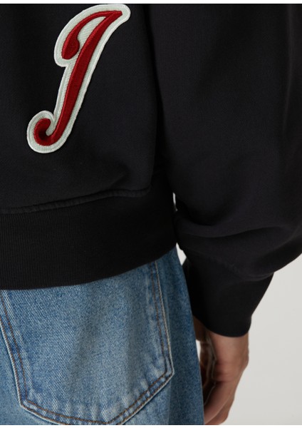 Gio Lacivert Kapüşonlu Sweatshirt