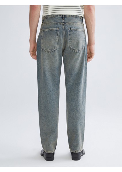 Yeni Sezon Baggy Fit Erkek Jean Pantolon fırsatları