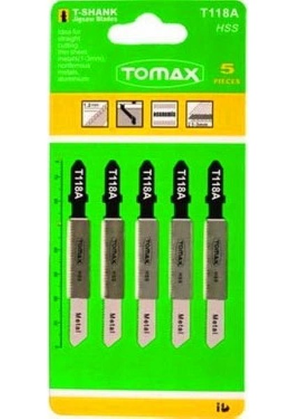 Metal 5 Parça Dekobaj Bıçak Dekupaj (4887)