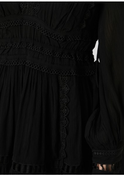 Xanthe Siyah Mini Elbise indirimleri