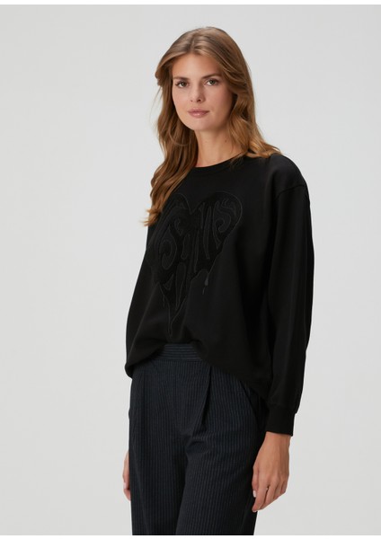 Trip Piper Siyah Sweatshirt