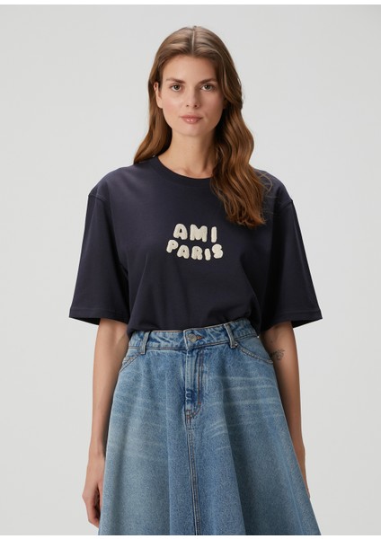 Lacivert Organik Pamuk T-Shirt modelleri