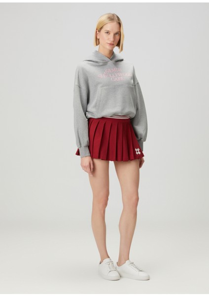 Hollywood Cafe Gri Kapüşonlu Sweatshirt fiyatları