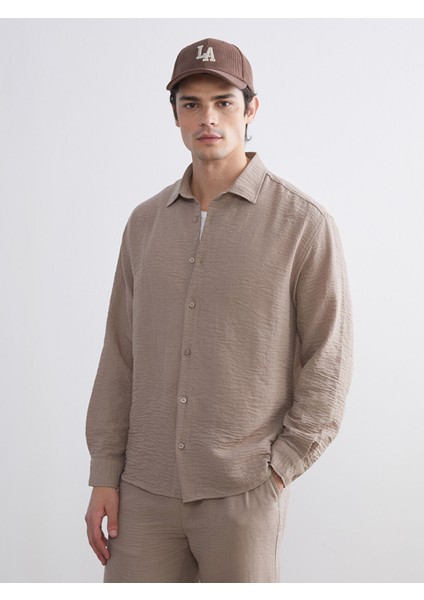 Yeni Sezon Regular Fit Uzun Kollu Erkek Gömlek
