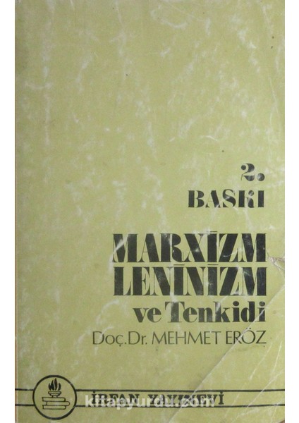 Marxizm Leninizm ve Tenkidi (1-E-60)