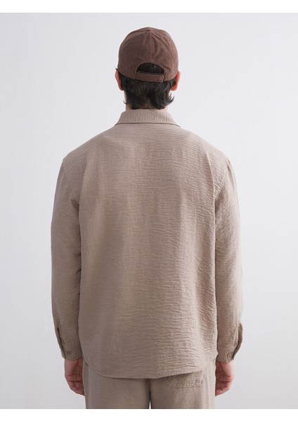 Yeni Sezon Regular Fit Uzun Kollu Erkek Gömlek fırsatları