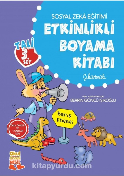 Sosyal Zeka Eğitimi Etkinlikli Boyama Kitabı