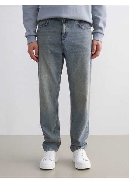 Yeni Sezon Baggy Fit Erkek Jean Pantolon fiyatları