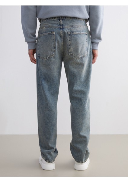 Yeni Sezon Baggy Fit Erkek Jean Pantolon fırsatları