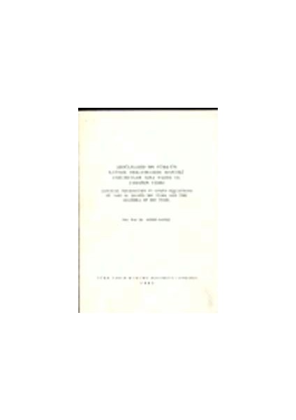 Abdülhamid Ibn Türk'ün Katışık Denklemlerde Mantıki Zaruretler Adlı Yazısı ve Zamanın Cebri Logical Necessities In Mixed Equations By Abd Al Hamid Ibn Turk And The Algebra Of His Time
