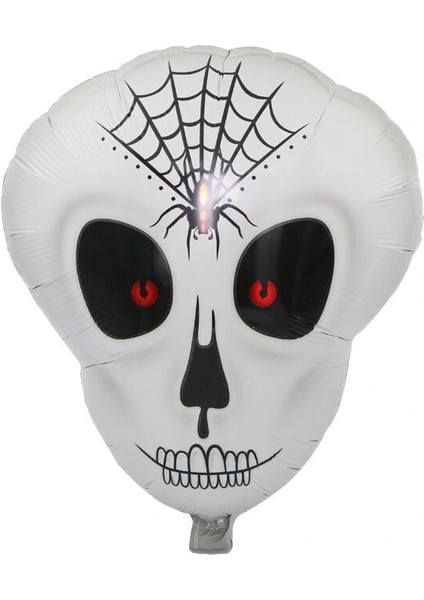 Örümcek Ağ Desenli Iskelet Folyo Balon (4887)