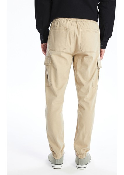 Yeni Sezon Standart Kalıp Gabardin Erkek Kargo Pantolon fırsatları