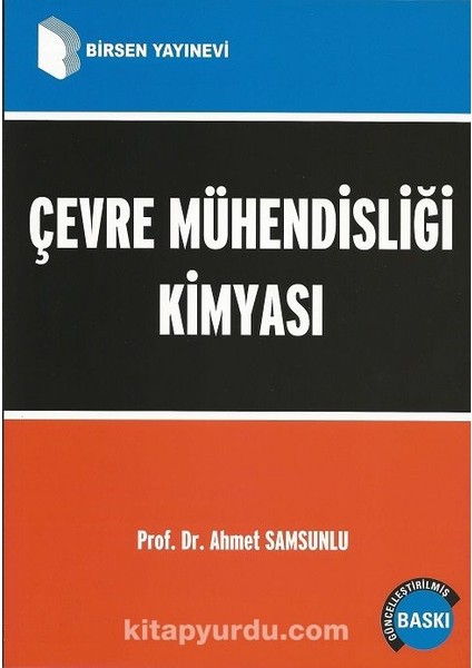 Çevre Mühendisliği Kimyası (Ahmet Samsunlu)