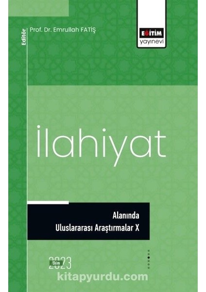 Ilahiyat Alanında Uluslararası Araştırmalar x