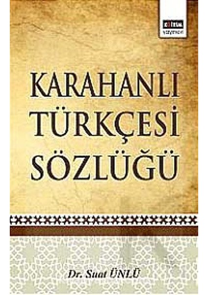 Karahanlı Türkçesi Sözlüğü