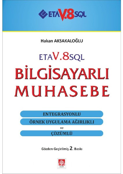 Eta V.8 Sql Bilgisayarlı Muhasebe
