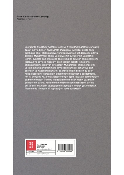 İslâm Ahlâk Düşüncesi Sözlüğü (Ciltli) - Abdülkâdir el-Fâkihî fiyatları