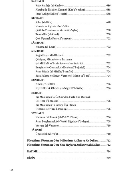 İslâm Ahlâk Düşüncesi Sözlüğü (Ciltli) - Abdülkâdir el-Fâkihî