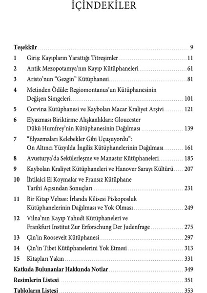 Kayıp Kütüphaneler - James Raven modelleri
