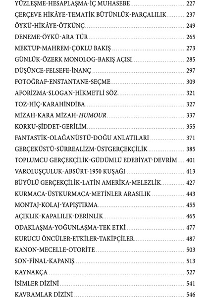 Öykü Terimleri Sözlüğü - Necip Tosun fırsatları