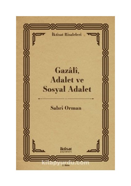 Gazali, Adalet ve Sosyal Adalet