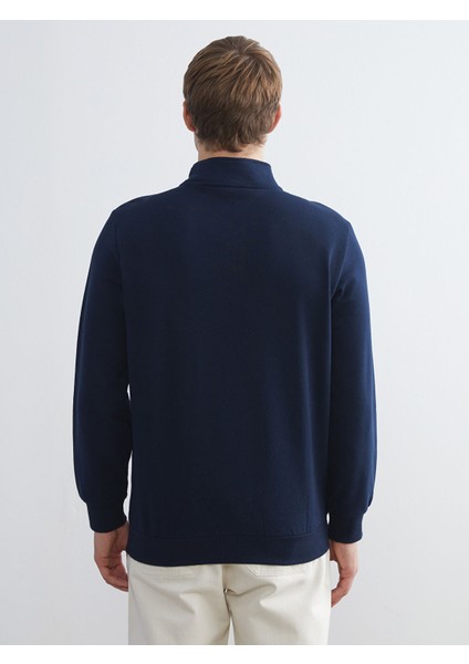 Yeni Sezon Dik Yaka Uzun Kollu Erkek Kalın Sweatshirt indirimleri