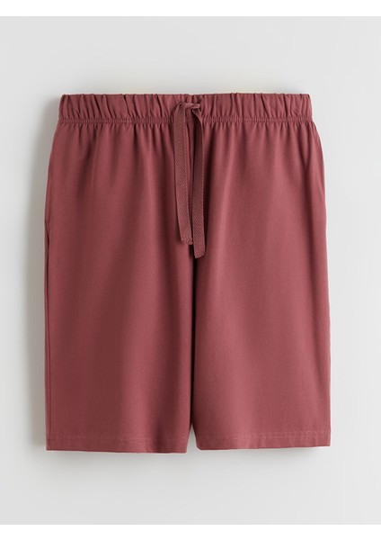 Yeni Sezon Standart Kalıp Erkek Şortlu Pijama Takımı fırsatları