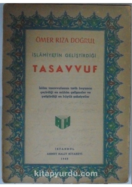 Islamiyetin Geliştirdiği Tasavvuf (Kod:4-H-39)