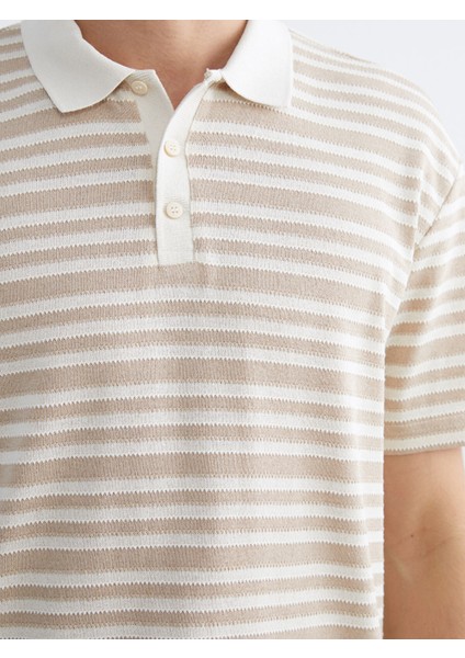 Yeni Sezon Polo Yaka Çizgili Erkek Tişört modelleri