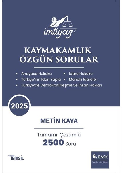 Imtiyaz Kaymakamlık Özgün Sorular